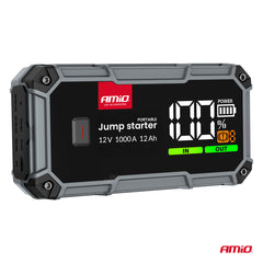 3-i-1 jump starter til bil og motorcykel