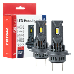 LED-forlygtepærer H7/H18 F25 SILVER
