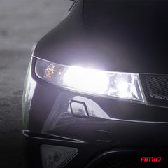 LED-forlygte HB3 F25 PRO BLACK med sort aluminiumshus