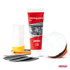 Indhold i forlygte-restaureringssæt