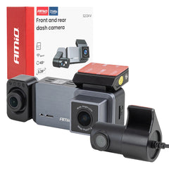 Dashcam med front-, bag- og kabinekamera i 4K, 2K og 1K