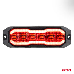 LED-advarselslampe set fra siden