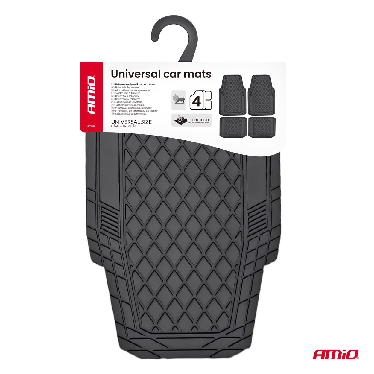 Univerzálna čierna PVC autorohož CM-03