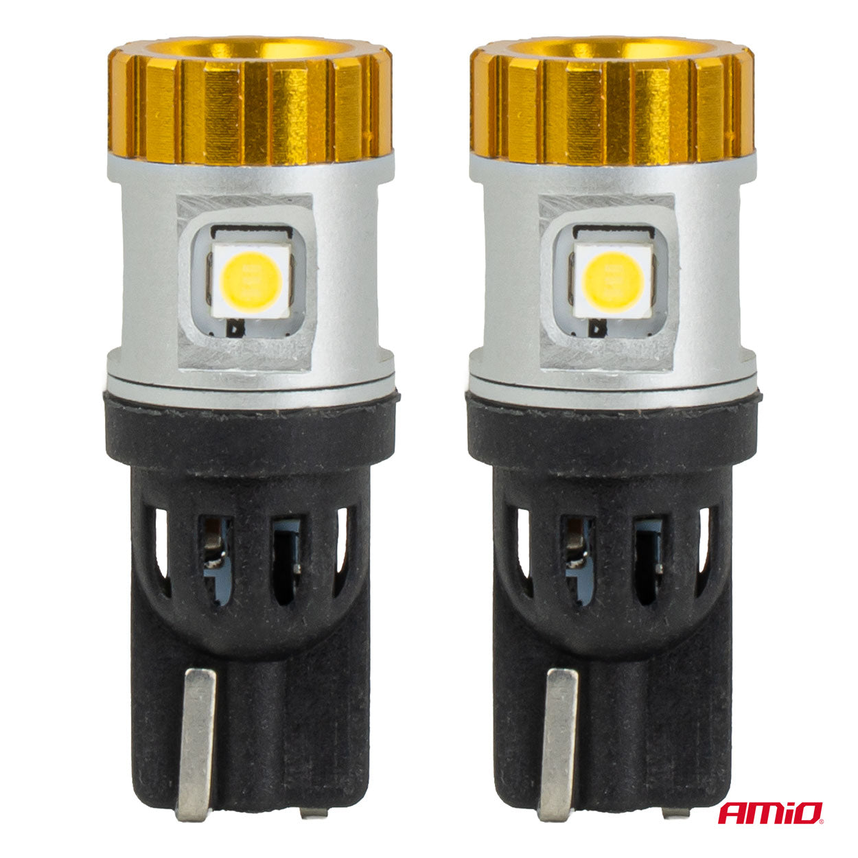 T10 LED žiarovka so 4 SMD 3030 LED a 1 SMD 3020 LED