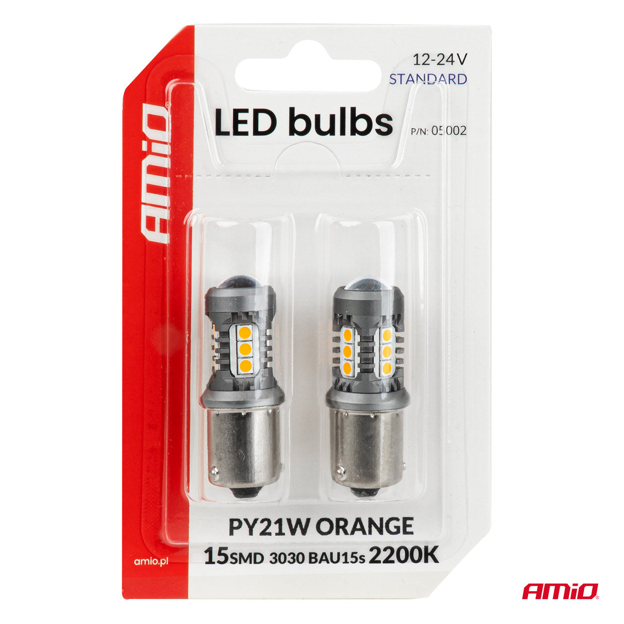 LED žiarovka pre smerovky s päticou BAU15S/PY21W