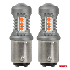 LED žiarovka BAY15D P21/5W s 15 SMD 3030 LED diódami