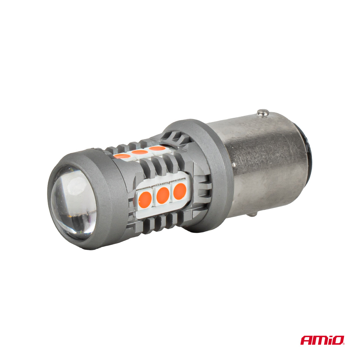 Červená 12/24 V LED žiarovka pre obrysové a brzdové svetlá