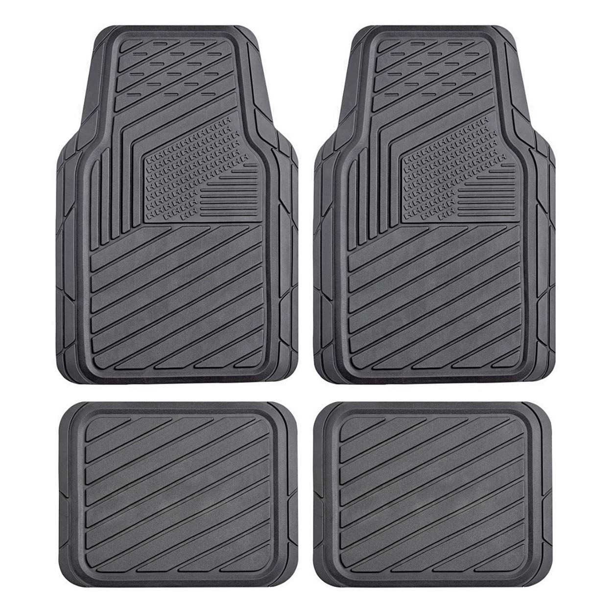 Univerzálne čierne autokoberce CM-05 z PVC