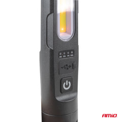 LED inšpekčná lampa s magnetom a klipom