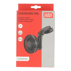 Ventilátor Carpoint s prísavkou na palubnú dosku, USB-A, Ø 10,5 cm, 5 V 