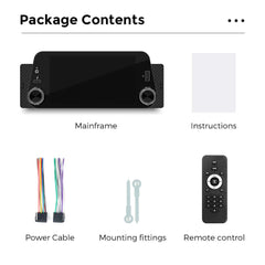 Universel - 5" 1-din radio m. Apple Carplay og Android Auto – Bilmedie.dk