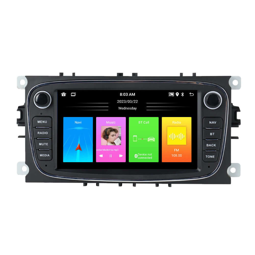 Ford (viac modelov) 06-12 - 7" rádio s Apple CarPlay a Android Auto – Carmedia24.sk