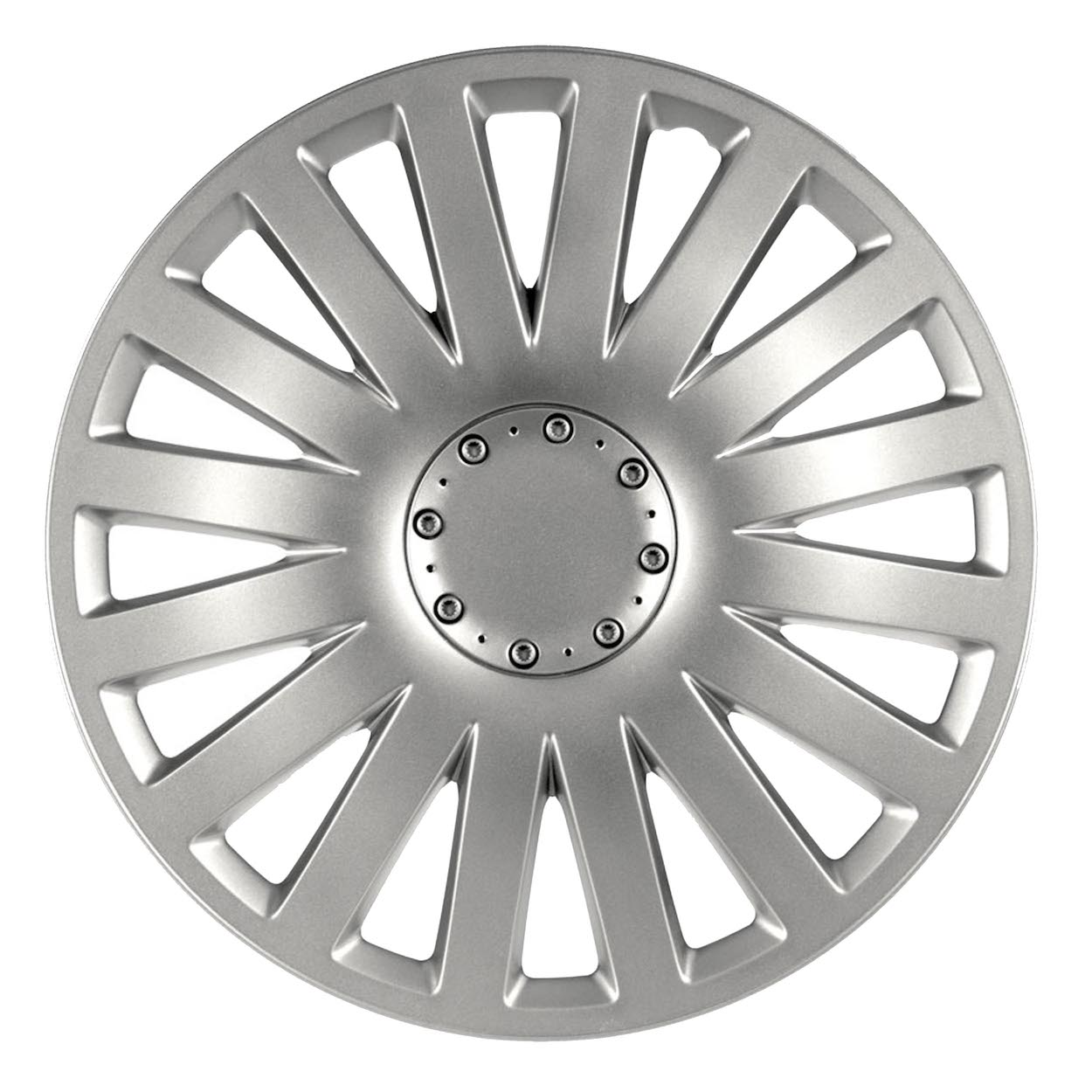 Versaco Smart puklica na koleso 14 palcov v striebornej farbe
