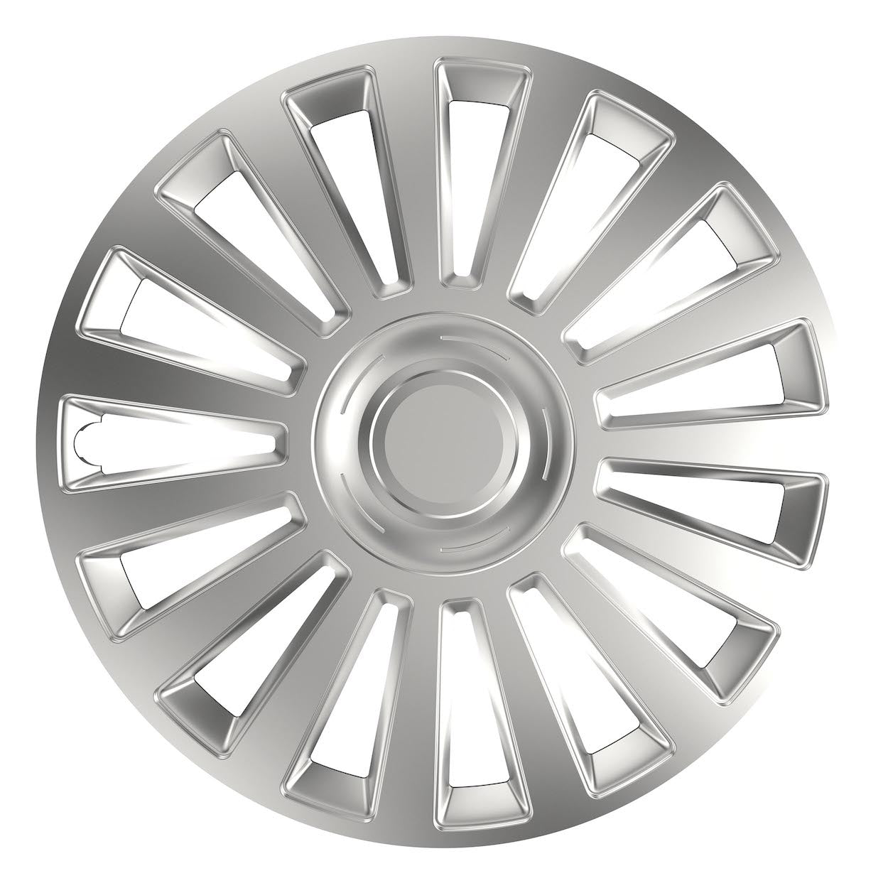 Versaco puklica na koleso 14 palcov Luxury v striebornej farbe