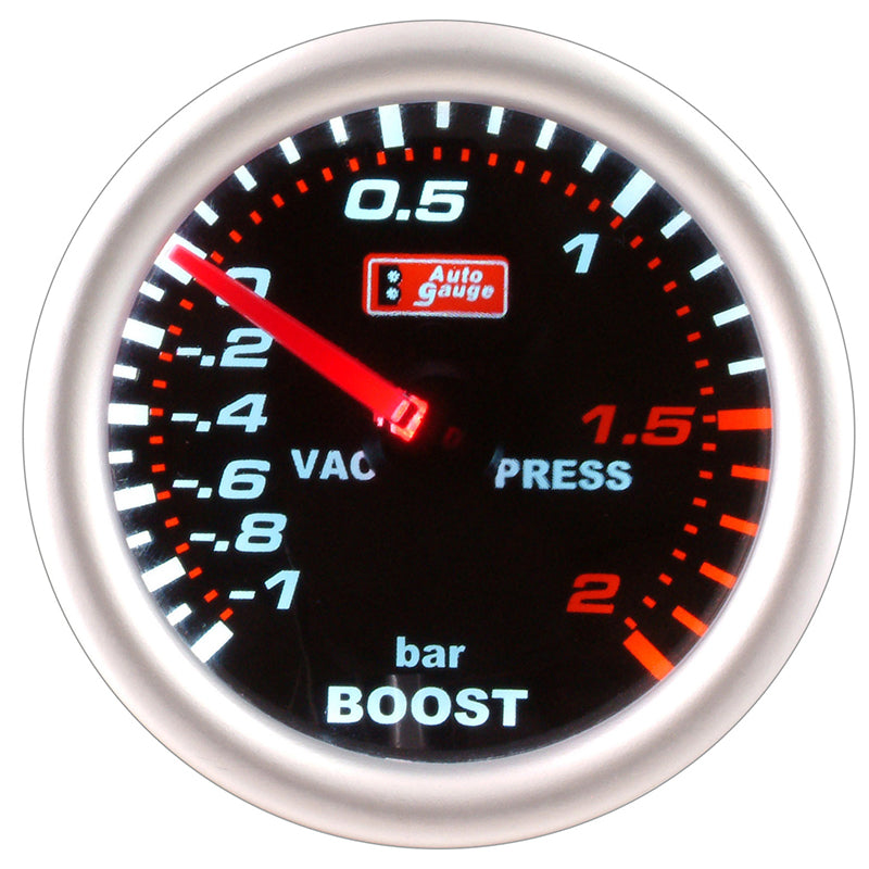 Barometer čierny 2" Auto Gauge