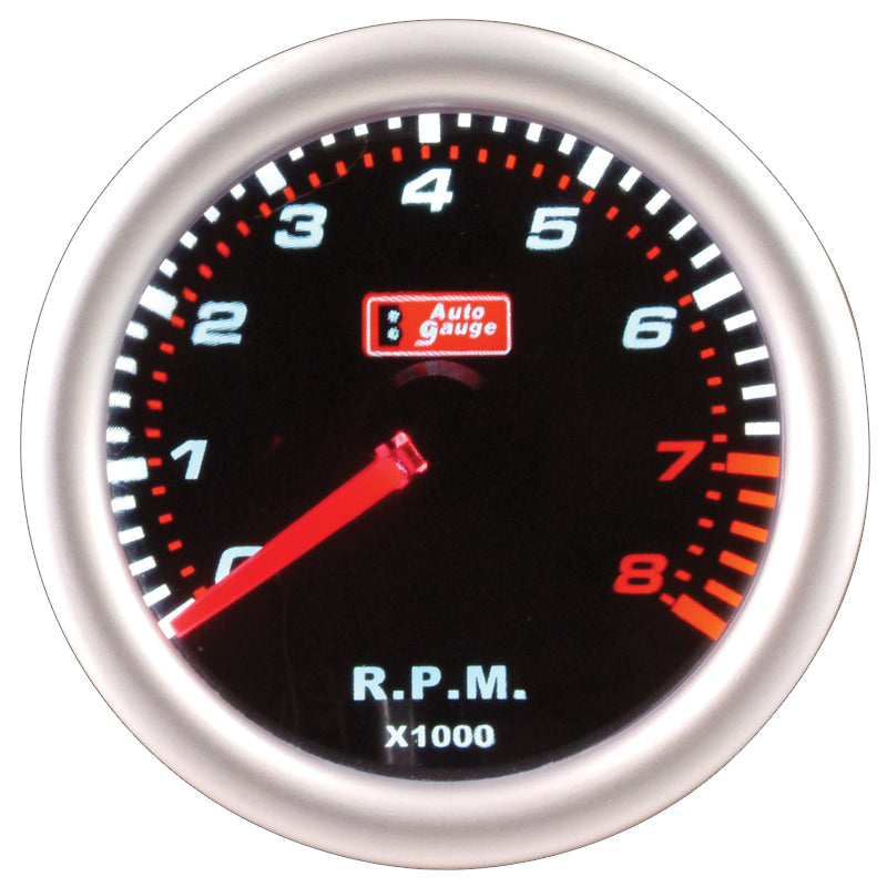 Otáčkomer čierny 2" Auto Gauge