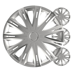 Versaco kryty kolies Spark strieborné 15 palcov sada 4 ks