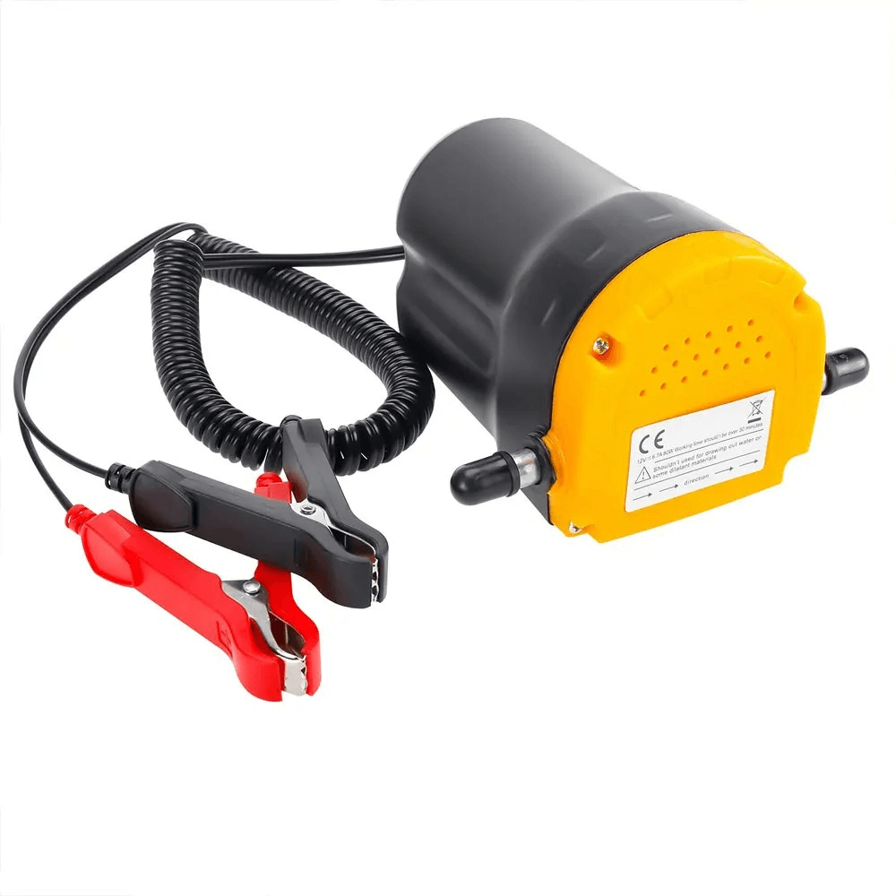 12V olejové čerpadlo – 80 W (3–4 l/min) elektrické čerpadlo na motorový olej a naftu s klipsami.