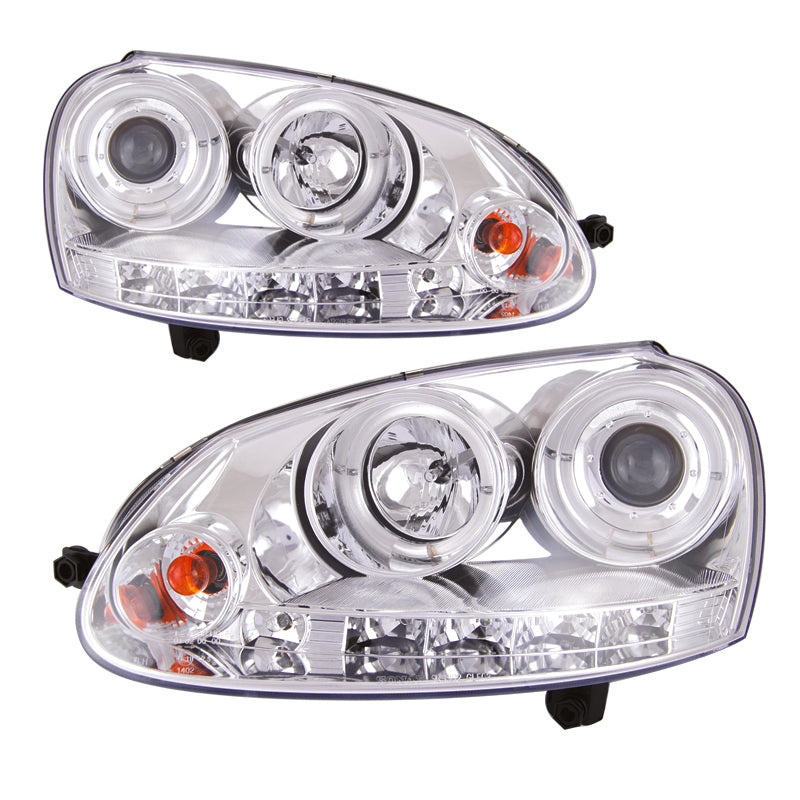 Predné biele svetlomety pre VW Golf 5 od roku 2003-