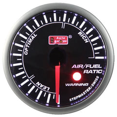 Čierno-biely ukazovateľ pomeru vzduch/palivo 2" Auto Gauge