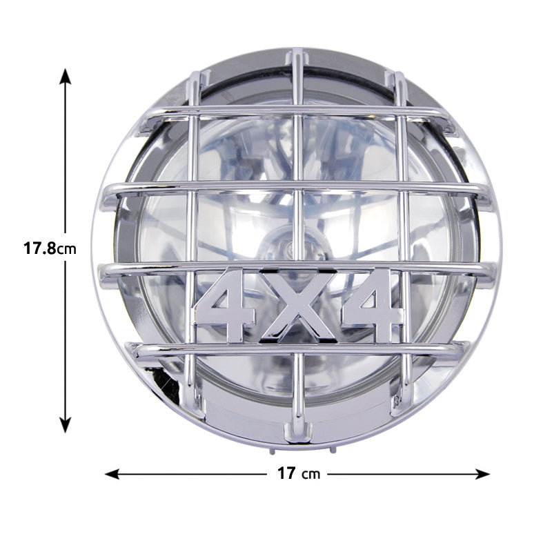 Sada prídavných svetiel 4x4 H3 12V 55W nikel 2 ks