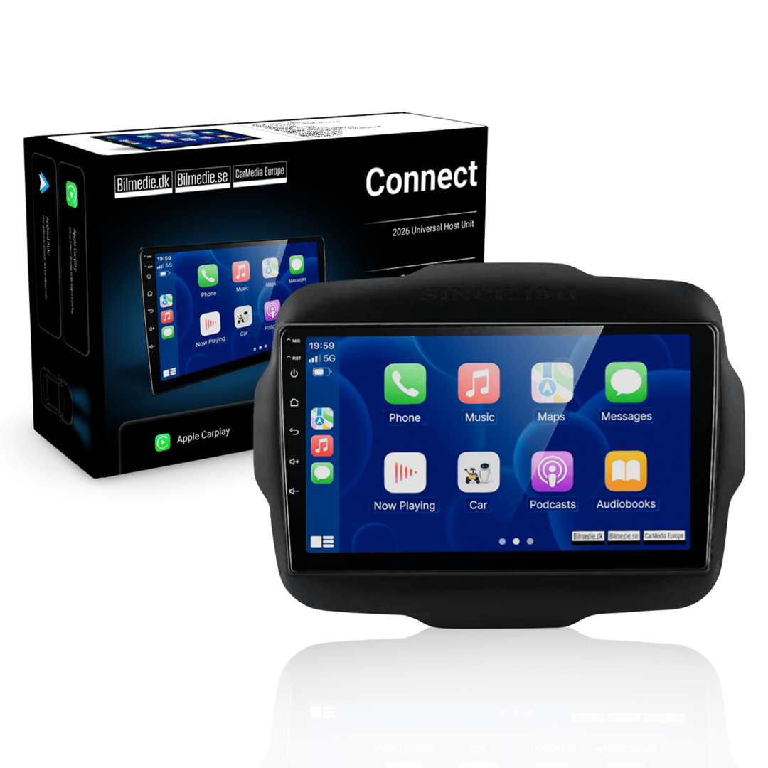 Jeep Renegade 2016-2020 – 9” autorádio s bezdrôtovým Apple CarPlay a Android Auto 