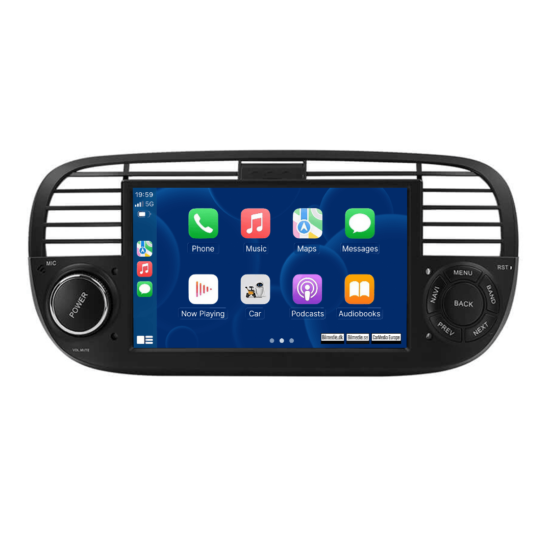 <h2>Fiat 500 07-15 rádio 7" s Apple CarPlay a Android Auto</h2> 