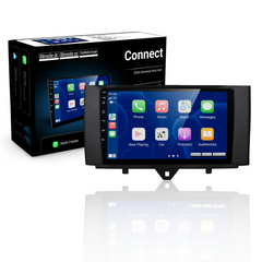 Smart Fortwo 11-15 - 9" rádio s Apple CarPlay a Android Auto