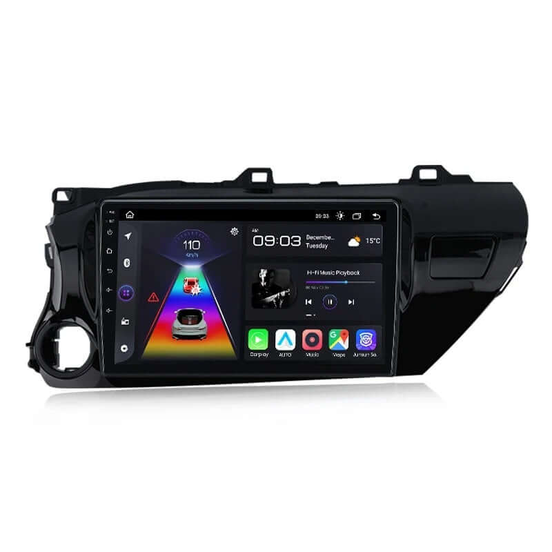 Toyota Hilux 15-20 - 9" rádio s Apple CarPlay a Android Auto – Carmediaeurope.com