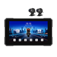 5” motocyklový displej s CarPlay, Android Auto, AirPlay, DVR a TPMS 