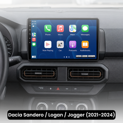 Dacia Sandero/Logan/Jogger 2021-2024 – 10,1" rádio s Apple CarPlay a Android Auto 