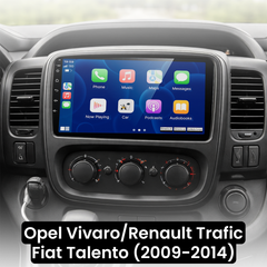 Opel Vivaro/Renault Traffic/Fiat Talento 2014-2021 - 9" Radio m. Apple CarPlay og Android Auto