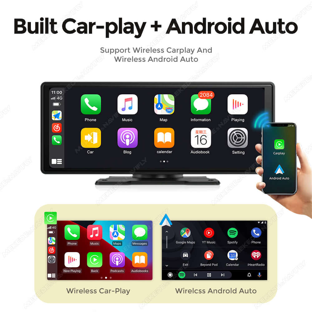 Universel Small - 6,86" Radio m. Apple Carplay og Android Auto – Bilmedie.dk