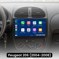 Peugeot 206 04-08 - 9" autorádio s Apple CarPlay a Android Auto 