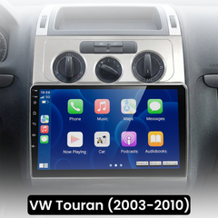 VW Touran 2003-2010 - 10,1" rádio s Apple CarPlay a Android Auto 