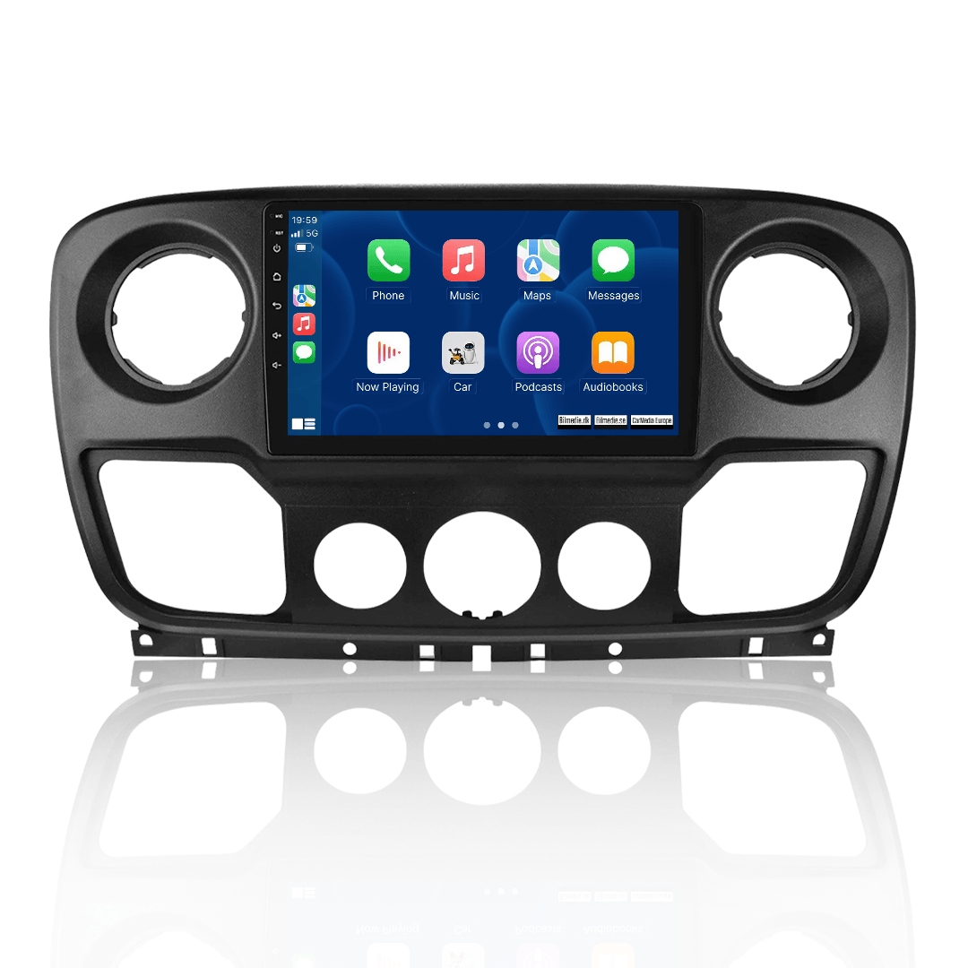 Nissan NV400/Opel Movano/Renault Master 11-19 - 10,1" autorádio s Apple CarPlay a Android Auto 