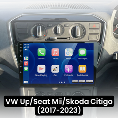 <h2>VW Up/Seat Mii/Skoda Citigo 17-23 - 9" autorádio s Apple CarPlay a Android Auto</h2> 