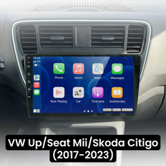 <h2>VW Up/Seat Mii/Skoda Citigo 17-23 - 9" autorádio s Apple CarPlay a Android Auto</h2> 