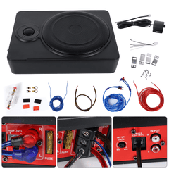 10” slim aktívny subwoofer do auta – 600 W pod sedadlo s príslušenstvom a možnosťami inštalácie