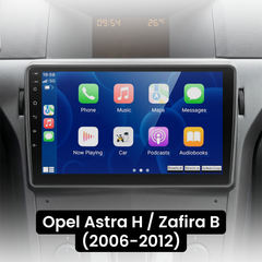 Opel Astra/Zafira 06-12 - 9" rádio s Apple CarPlay a Android Auto 