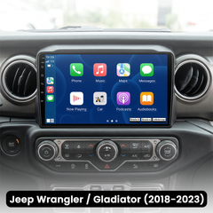Jeep Wrangler 2018-2023 - 9" Radio m. Apple CarPlay og Android Auto