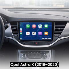 Opel Astra 16-20 - 9" rádio s Apple CarPlay a Android Auto 