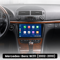 Mercedes-Benz W211 – 9" rádio s Apple CarPlay a Android Auto 
