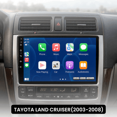 Toyota Land Cruiser 2003-2008 – 9" rádio s Apple CarPlay a Android Auto 