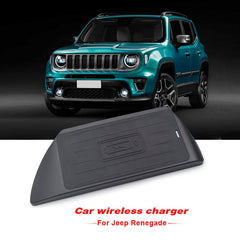 Jeep Renegade 2015-2021 Bezdrôtová nabíjačka mobilu s 15W rýchlym nabíjaním 