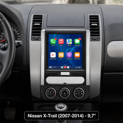 Nissan X-Trail 2007-2014 - 9,7" rádio s Apple CarPlay a Android Auto 