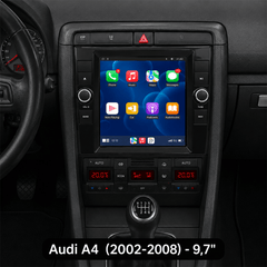 Audi A4 2002-2008 – 9,7" autorádio s Apple CarPlay a Android Auto 
