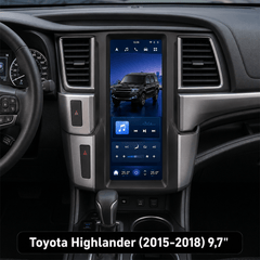 Toyota Highlander 2015-2018 - 9,7" rádio s Apple CarPlay a Android Auto 
