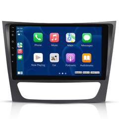 Mercedes-Benz W211 – 9" rádio s Apple CarPlay a Android Auto 