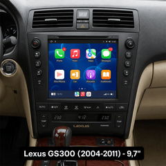 Lexus GS300 2004-2011 - 9,7" autorádio s Apple CarPlay a Android Auto 